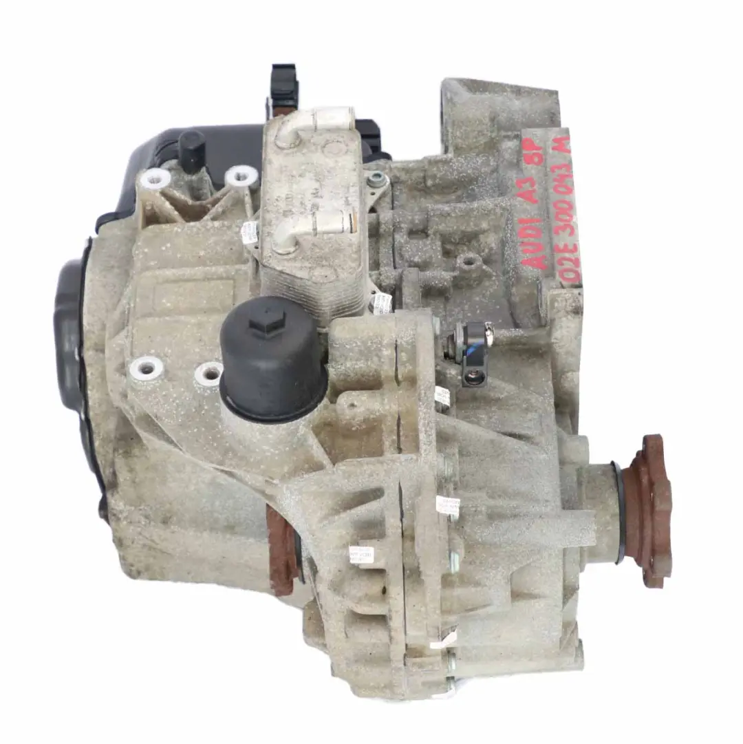 Boîte vitesses automatique DSG HFQ MWARRANTY pour Audi A3 8P 2.0 TDI à propos du numéro de pièce 02E300043M Audi A3 8P 2.0 TDI Boîte vitesses automatique DSG HFQ MWARRANTY - SKU 02E300043M - Numéro de pièce 02E300043M