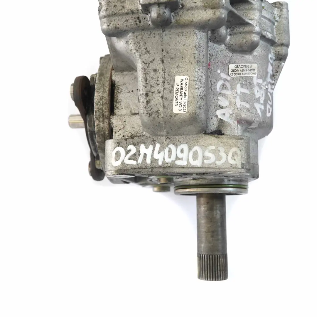 8L TT 8N 1.8T Quattro Caja de Transferencia GARANTÍA para Audi S3 con número de pieza 02M409053Q Audi S3 8L TT 8N 1.8T Quattro Caja de Transferencia GARANTÍA - SKU 02M409053Q - Número de pieza 02M409053Q