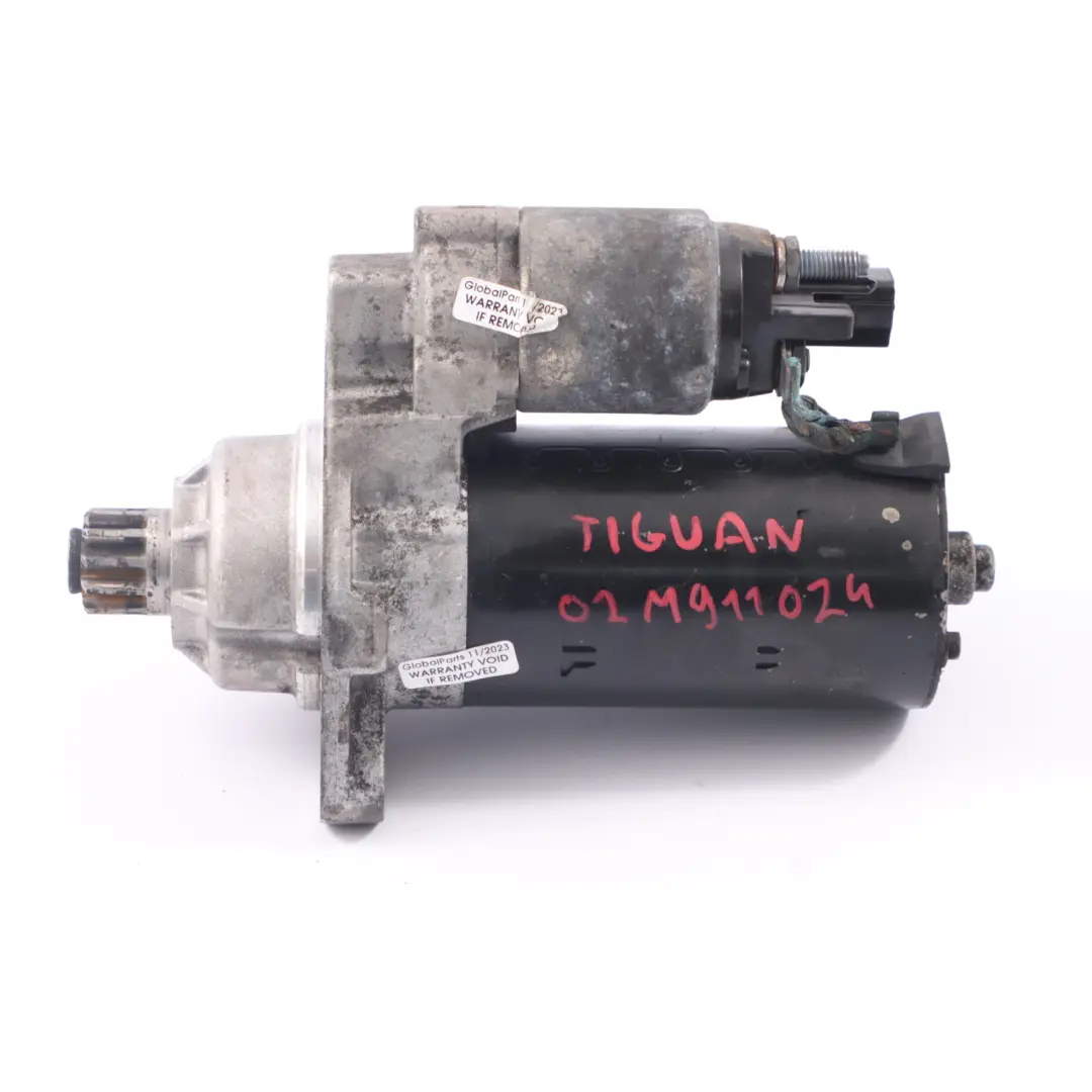 Motor de arranque Volkswagen VW Golf VI Passat B6 Tiguan Diesel - SKU 02M911024 - Número de pieza 02M911024
