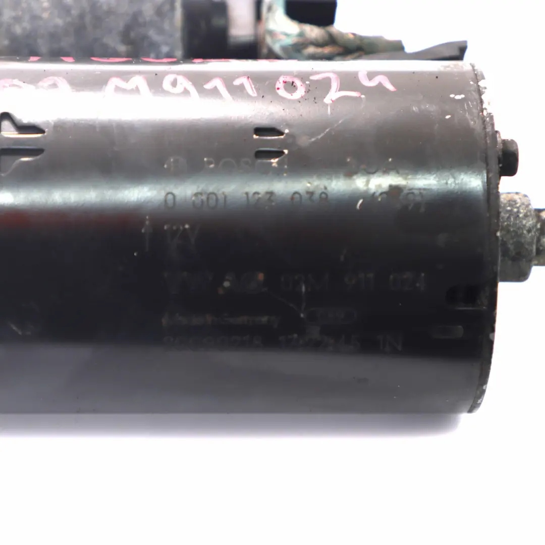 Starter Motor Volkswagen VW Golf VI Passat B6 Tiguan Diesel Engine to with Part number 02M911024 Starter Motor Volkswagen VW Golf VI Passat B6 Tiguan Diesel Engine - SKU 02M911024 - Part number 02M911024