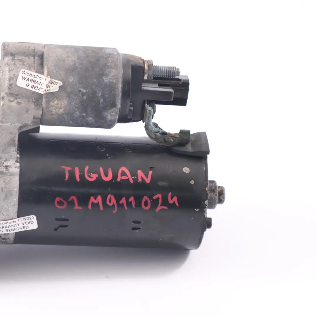  Motor de arranque Volkswagen VW Golf VI Passat B6 Tiguan Diesel - SKU 02M911024 - Número de pieza 02M911024