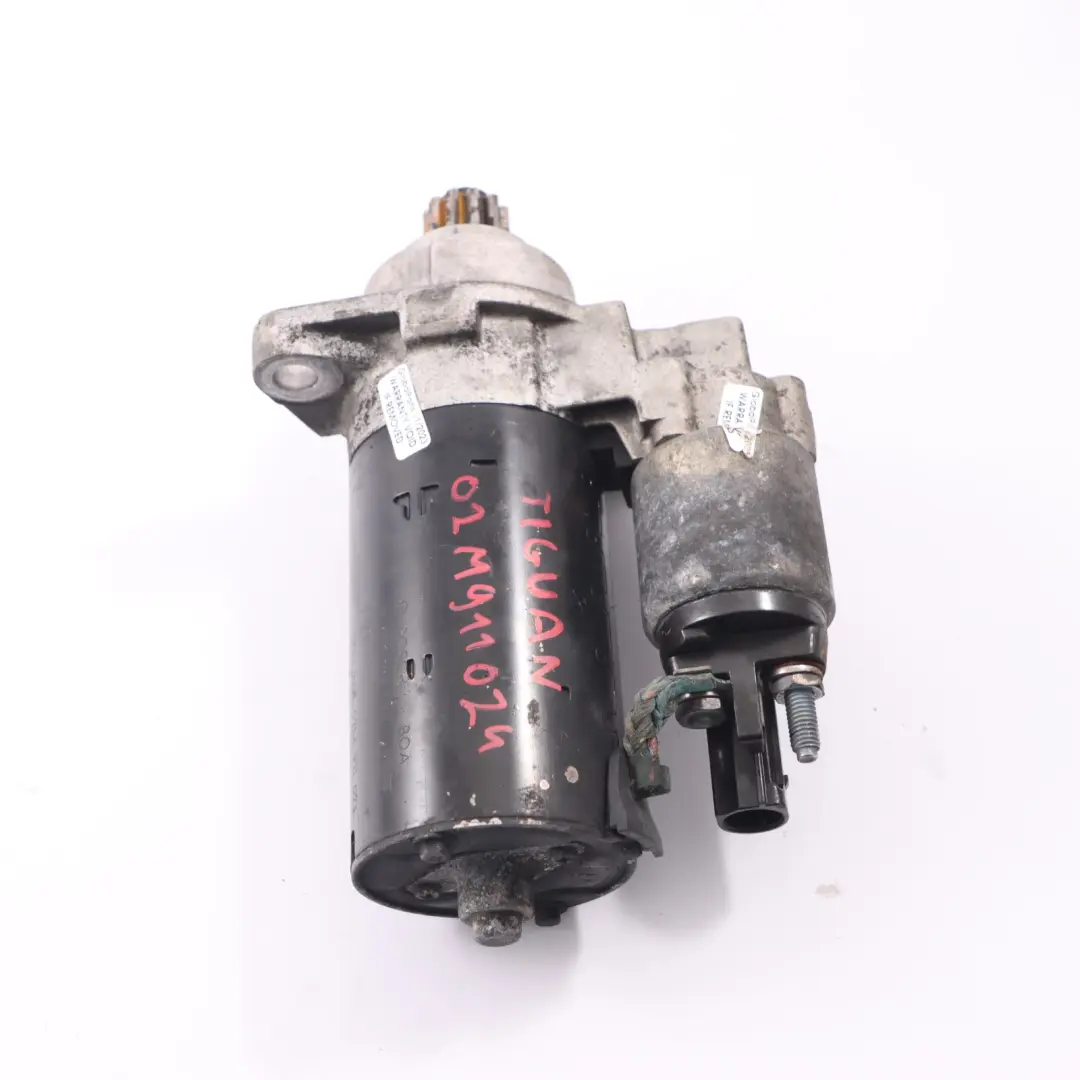  Moteur de démarrage Volkswagen VW Golf VI Passat B6 Tiguan Diesel - SKU 02M911024 - Numéro de pièce 02M911024