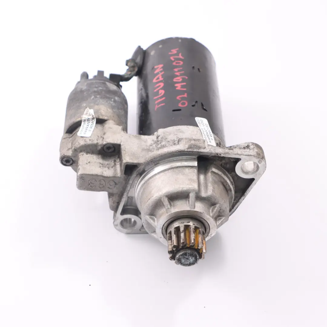  Motorino di avviamento Volkswagen VW Golf VI Passat B6 Tiguan Diesel - SKU 02M911024 - Numero di parte 02M911024
