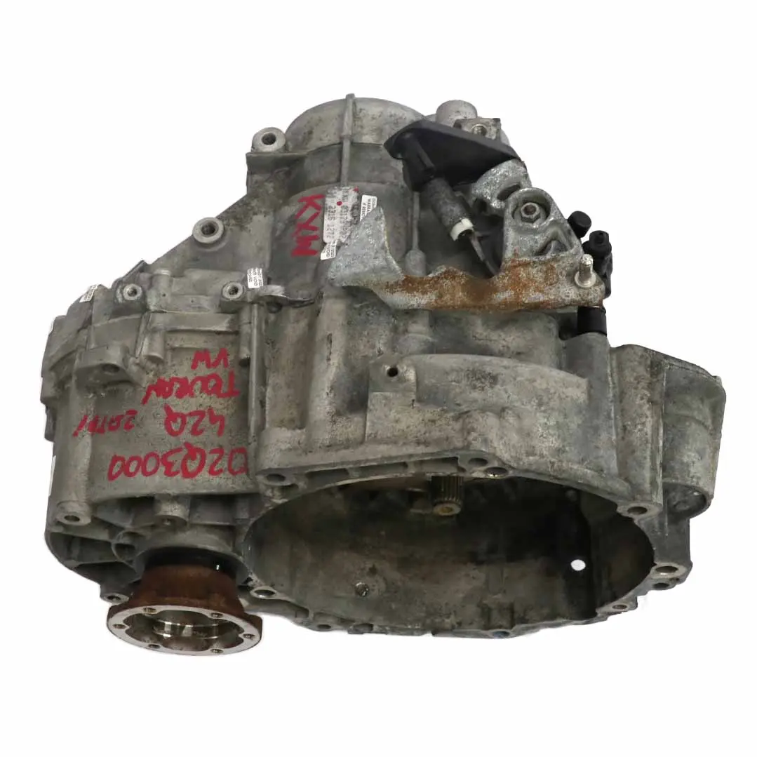 Manual Gearbox Volkswagen VW Touran 2.0 TDI 6 Speed KXW WARRANTY - SKU 02Q300042Q - Part number 02Q300042Q