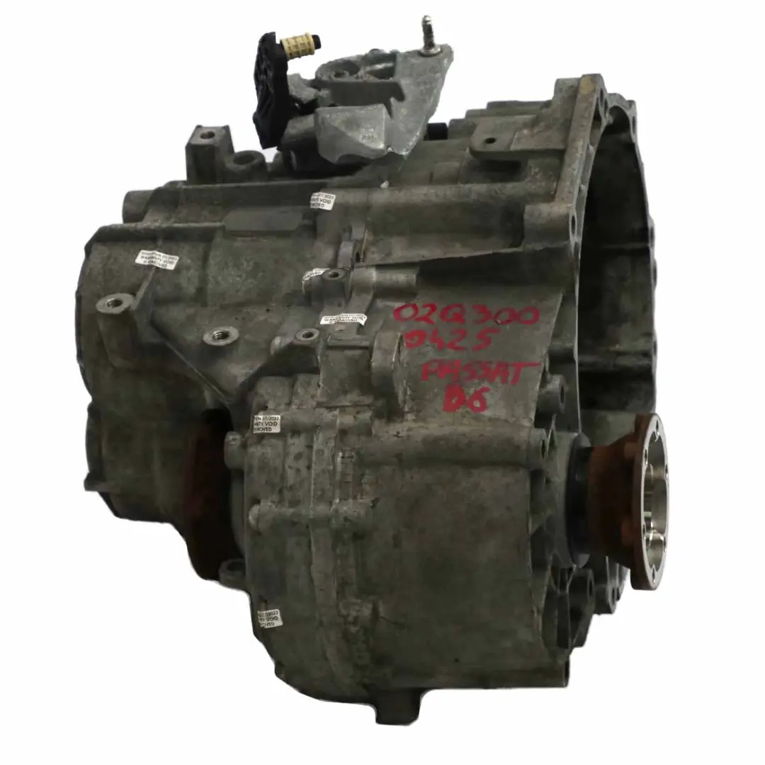  Boîte vitesses manuelle Volkswagen VW Passat B6 6 Speed KNS WARRANTY - SKU 02Q300042S - Numéro de pièce 02Q300042S