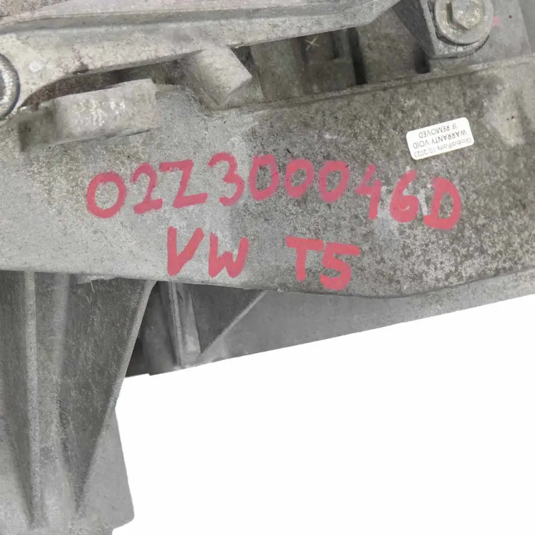 Boîte vitesses manuelle Volkswagen Transporter T5 1.9 TDI JQT 5 Vitesse WARRANTY pour à propos du numéro de pièce 02Z300046D Boîte vitesses manuelle Volkswagen Transporter T5 1.9 TDI JQT 5 Vitesse WARRANTY - SKU 02Z300046D - Numéro de pièce 02Z300046D