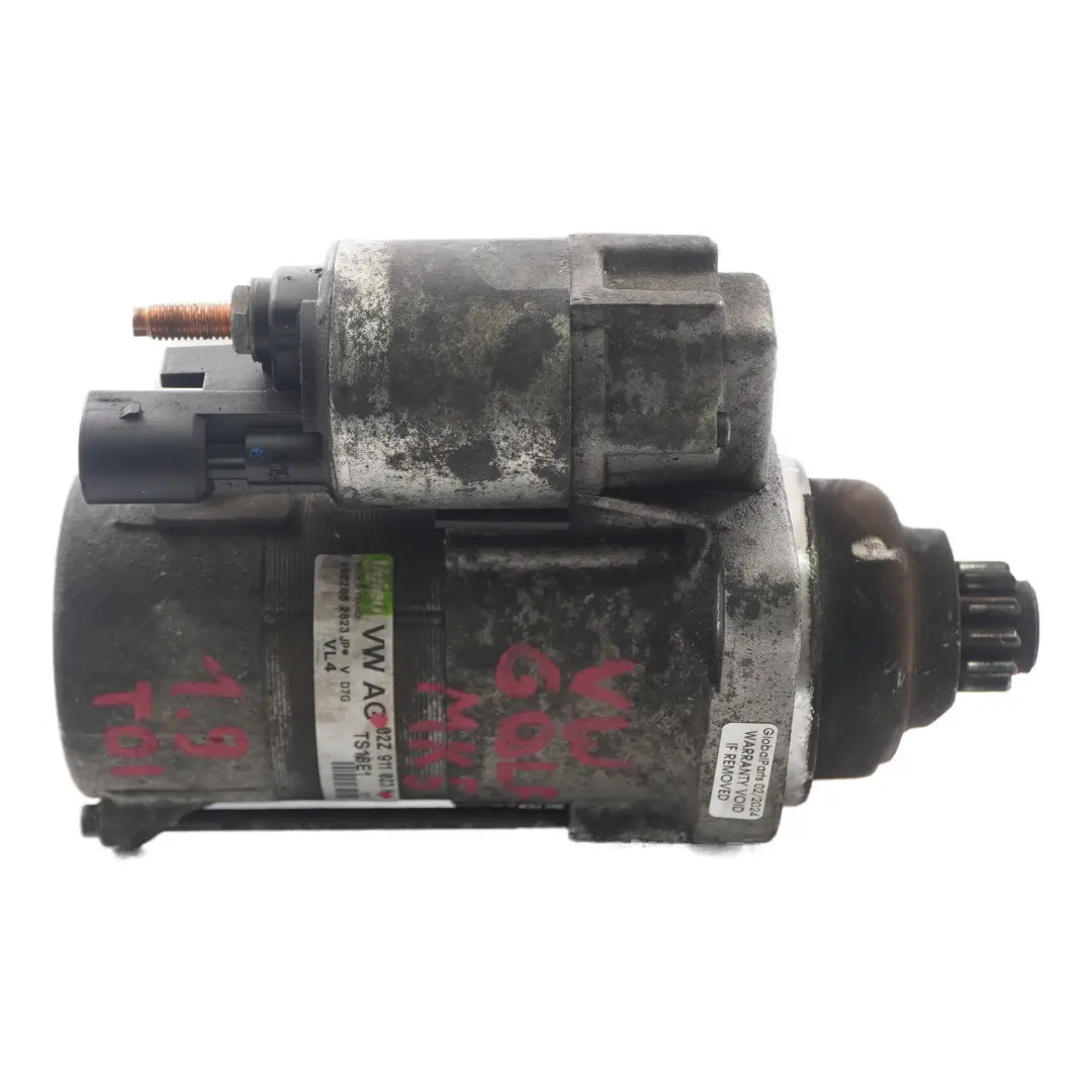 Volkswagen VW Golf V 1.9 TDI Diesel Motor Starter Motor - SKU 02Z911023H - Teilenummer 02Z911023H