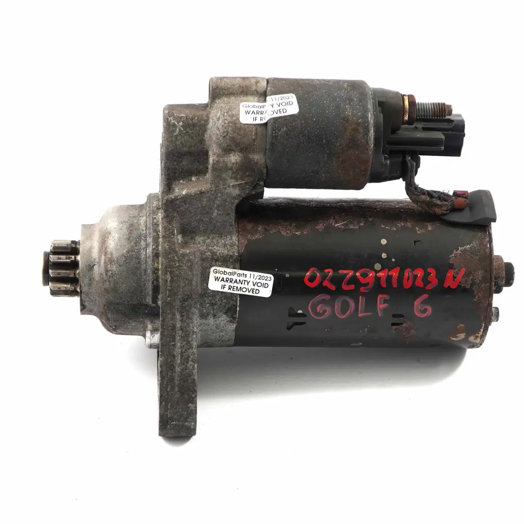 VW Golf VI 1.6TDI 2.0 TDI Motore Diesel Motorino di avviamento - SKU 02Z911023N - Numero di parte 02Z911023N