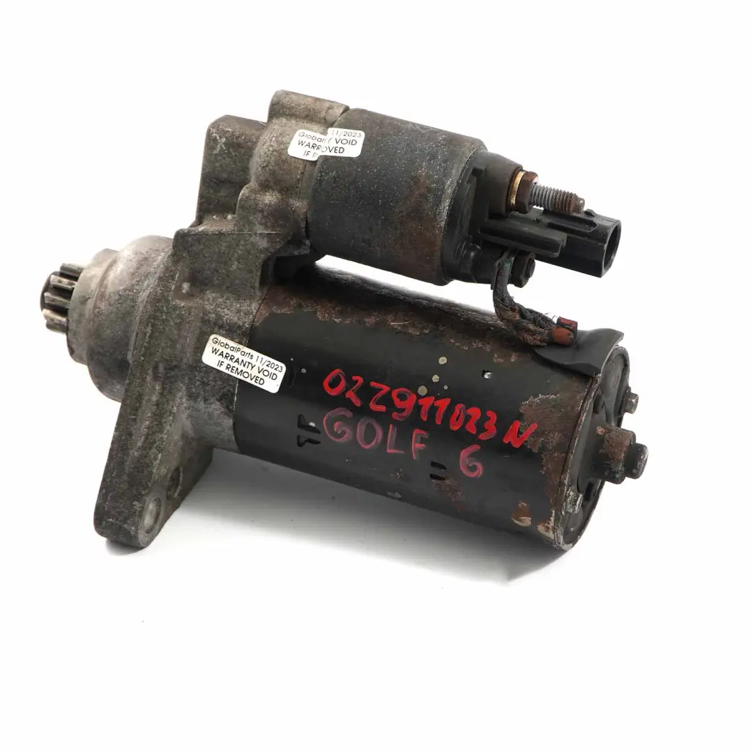 Volkswagen VW Golf VI Motor Anlasser 1.6TDI 2.0 TDI Diesel - SKU 02Z911023N - Teilenummer 02Z911023N