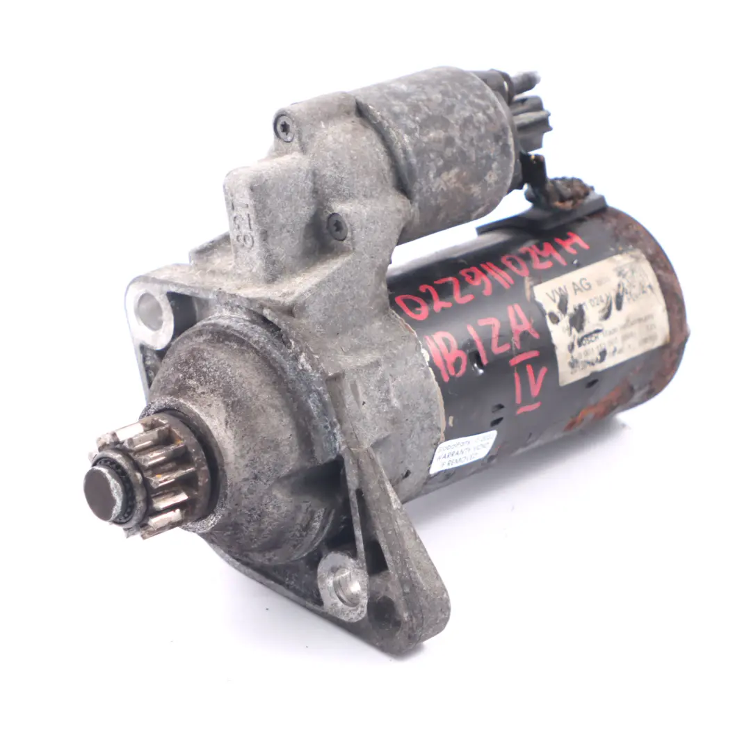 Seat Ibiza IV VW Polo 6R Fabia 5J 1.2 TDI Diesel Engine Starter Motor - SKU 02Z911024H-1 - Part number 02Z911024H