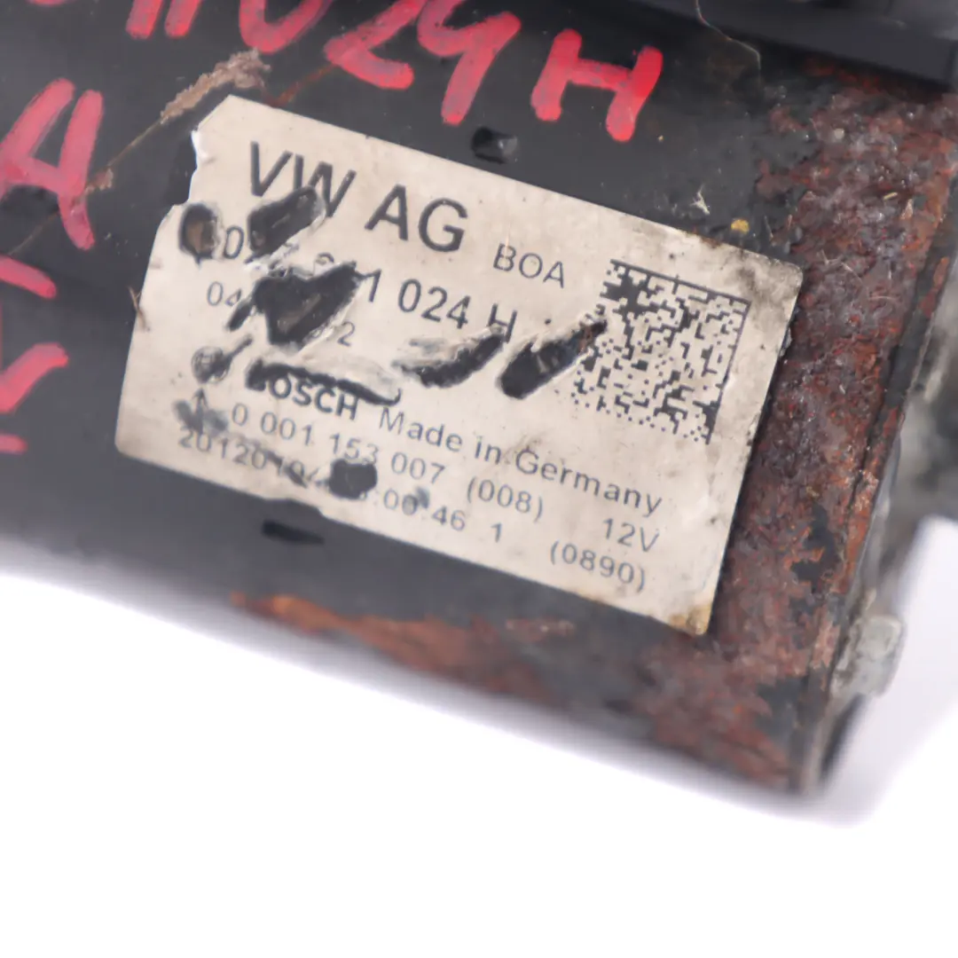 Rozrusznik Silnika do Seat Ibiza IV VW Polo 6R Fabia 5J 1.2 TDI o numerze 02Z911024H Seat Ibiza IV VW Polo 6R Fabia 5J 1.2 TDI Rozrusznik Silnika - SKU 02Z911024H-1 - Numer Części 02Z911024H