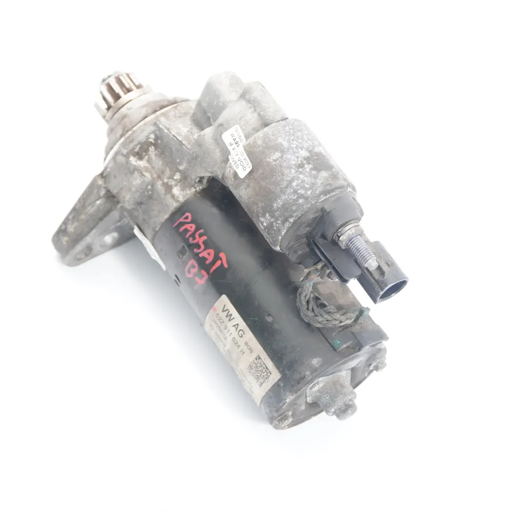 Starter Motor Actuator Volkswagen VW Passat B7 TDI Diesel Engine - SKU 02Z911024H - Part number 02Z911024H