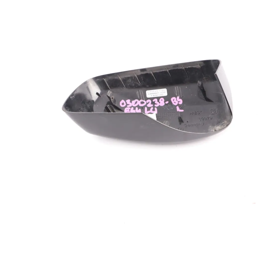 Mirror Cover Left N/S Cap Casing Housing Black Sapphire -475 to BMW E60 E61 LCI with Part number 0300238 BMW E60 E61 LCI Mirror Cover Left N/S Cap Casing Housing Black Sapphire -475 - SKU 0300238-BS - Part number 0300238