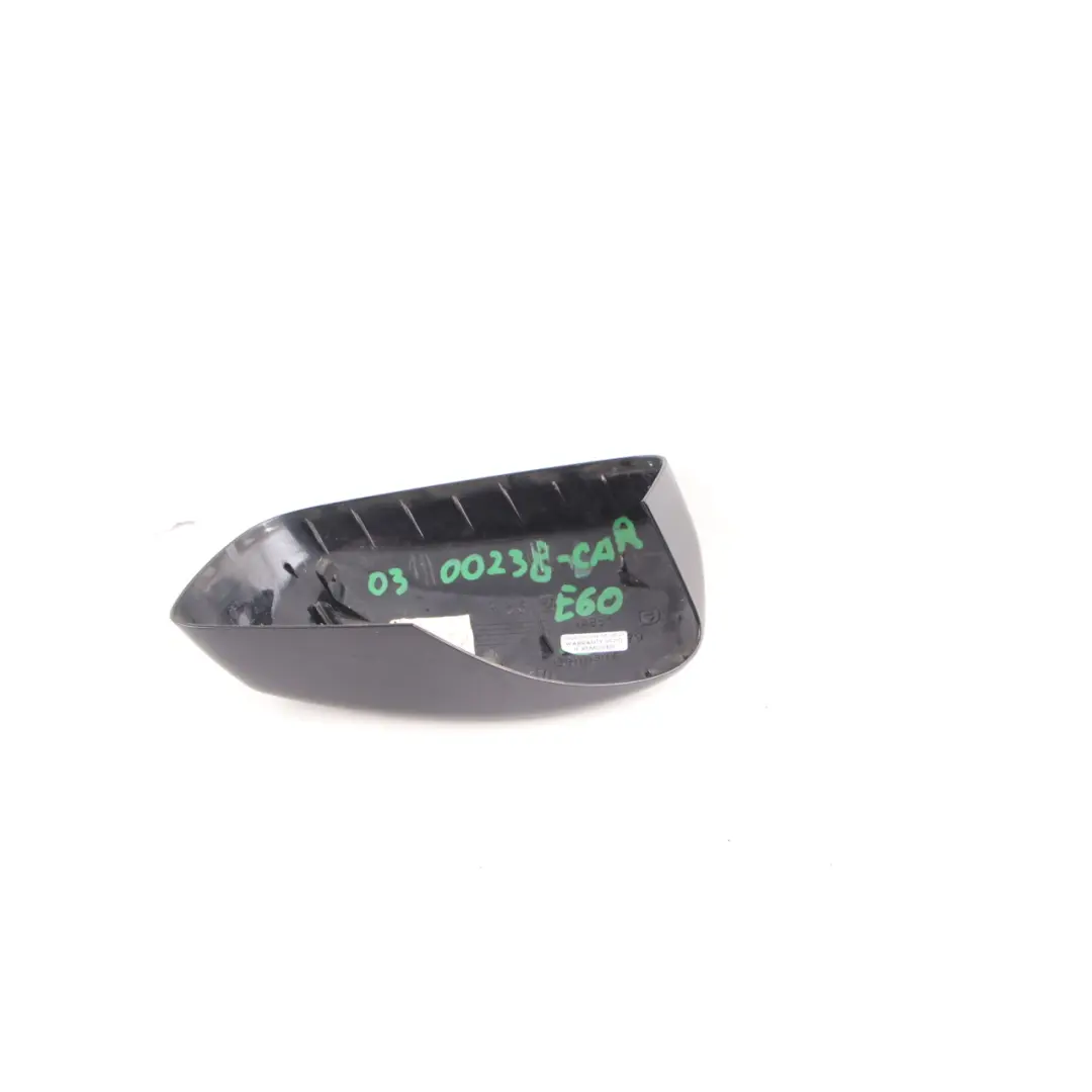 BMW 5 er E60 E61 Spiegel Abdeckung Verkleidung Links Carbonschwarz Metallic 416 - SKU 0300238-CAR - Teilenummer 0300238