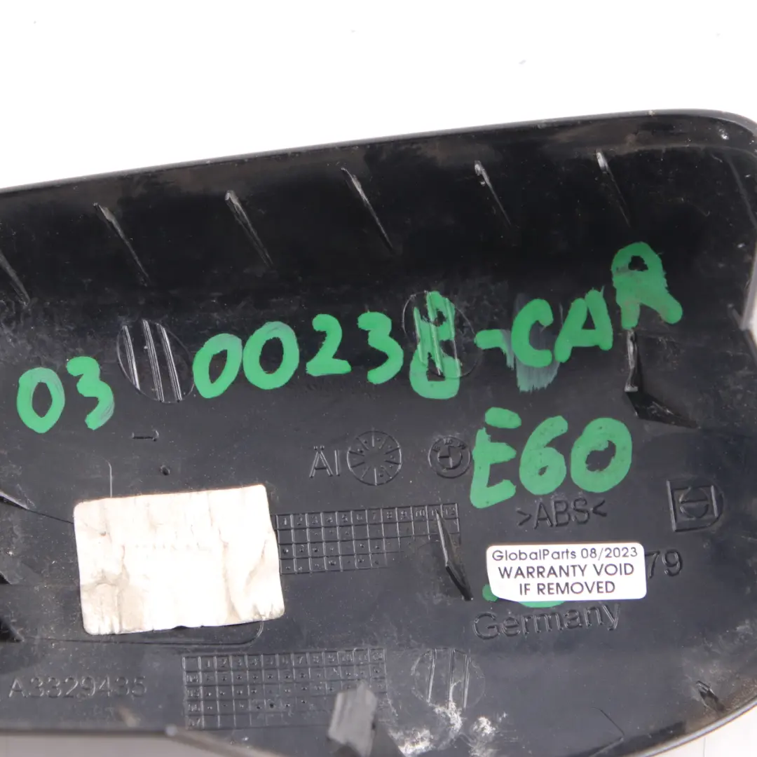 BMW 5 er E60 E61 Spiegel Abdeckung Verkleidung Links Carbonschwarz Metallic 416 - SKU 0300238-CAR - Teilenummer 0300238