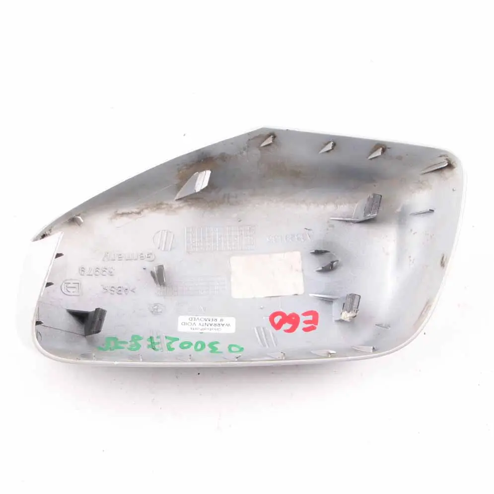  Wing Mirror Cover BMW E60 E61 Left N/S Cap Casing Titansilber Silver - SKU 0300238-TS - Part number 0300238