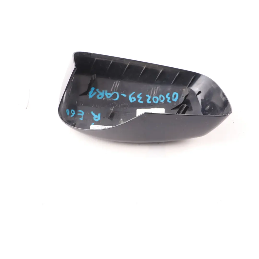 Cover Wing Mirror BMW E60 E61 Right O/S Cap Carbonschwarz Carbon Black 416 - SKU 0300239-CAR1 - Part number 0300239