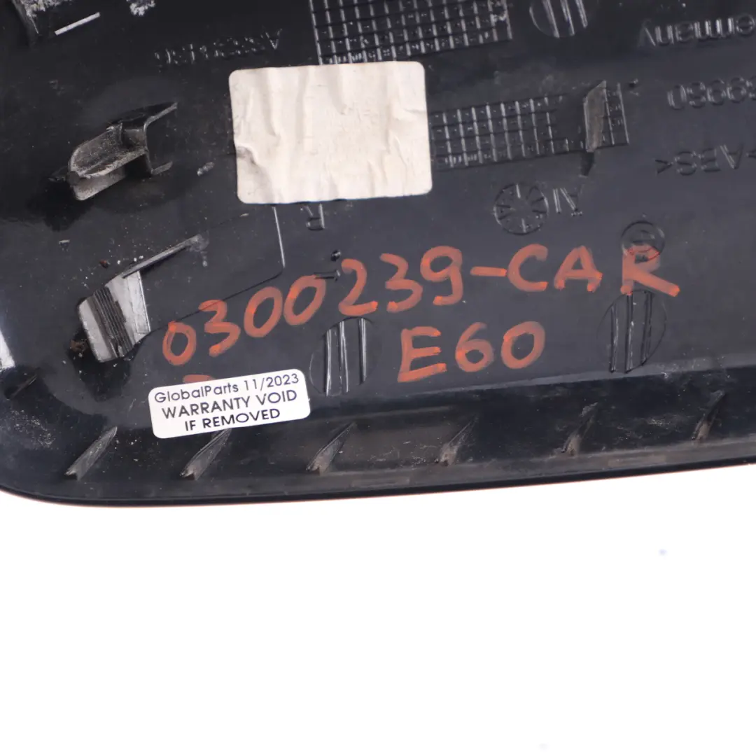 Wing Mirror BMW E60 E61 Right Cap Casing Carbonschwarz Carbon Black 416 to Cover with Part number 0300239 Cover Wing Mirror BMW E60 E61 Right Cap Casing Carbonschwarz Carbon Black 416 - SKU 0300239-CAR - Part number 0300239