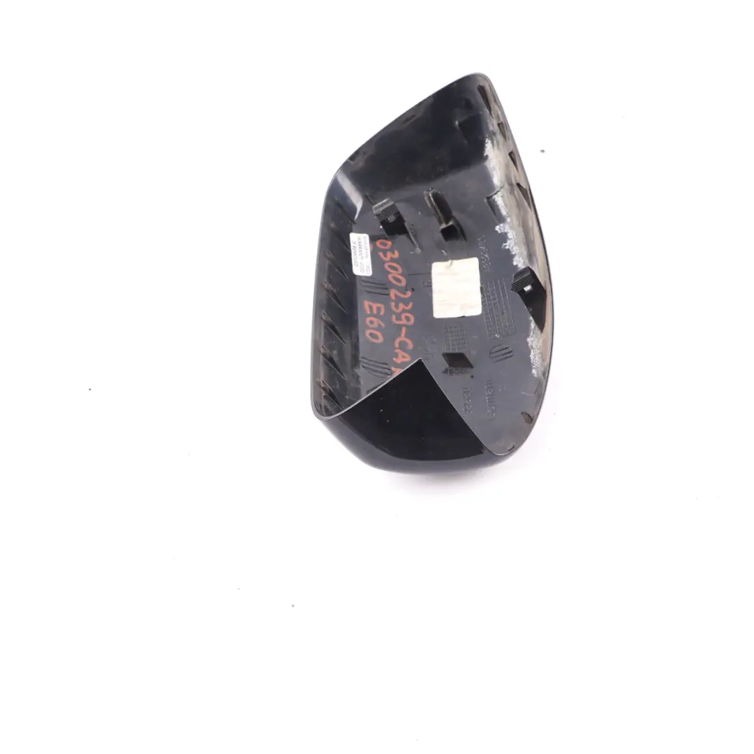 Cover Wing Mirror BMW E60 E61 Right Cap Casing Carbonschwarz Carbon Black 416 - SKU 0300239-CAR - Part number 0300239