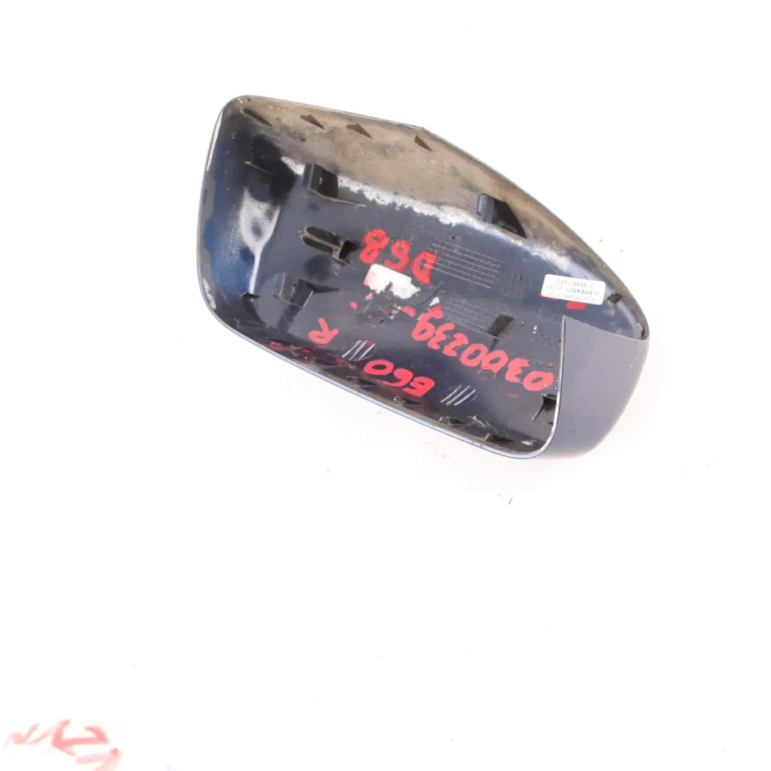 Wing Mirror Cover BMW E60 E61 Right O/S Cap Casing Tiefseeblau Deep Sea Blue A76 to with Part number 0300239 Wing Mirror Cover BMW E60 E61 Right O/S Cap Casing Tiefseeblau Deep Sea Blue A76 - SKU 0300239-DSB - Part number 0300239