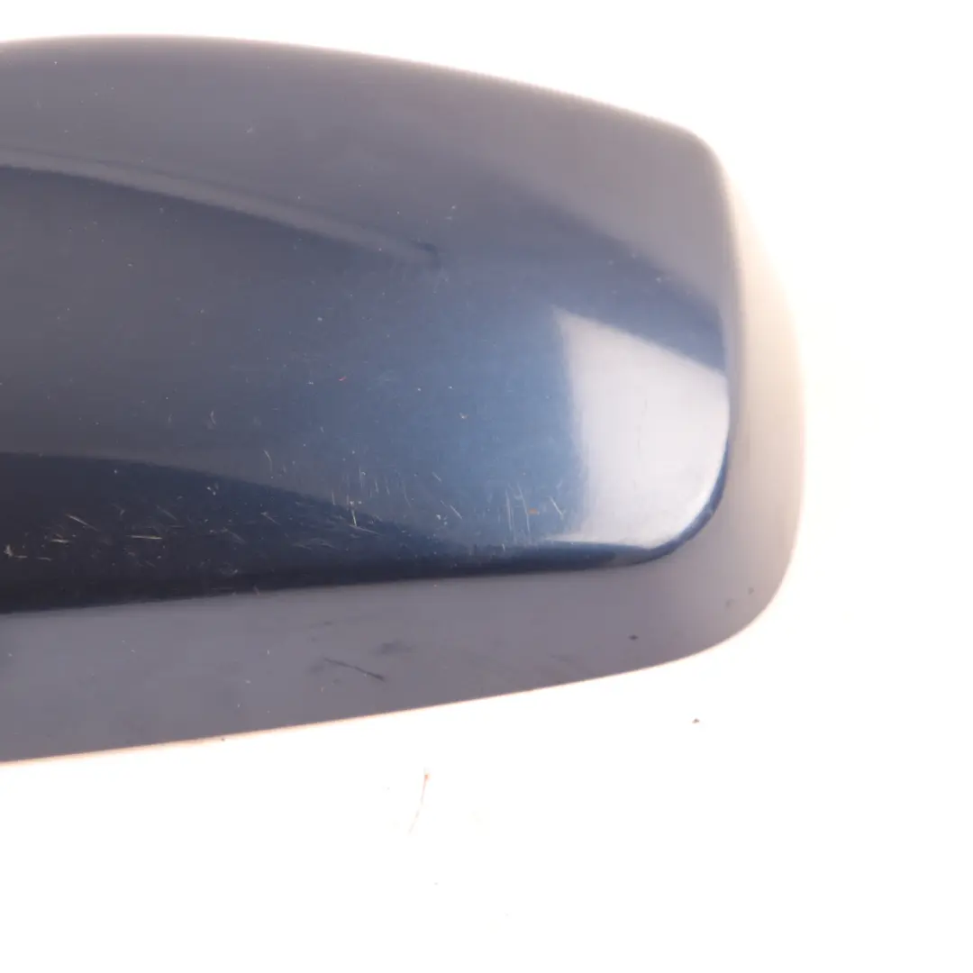 Wing Mirror Cover BMW E60 E61 Right O/S Cap Casing Tiefseeblau Deep Sea Blue A76 to with Part number 0300239 Wing Mirror Cover BMW E60 E61 Right O/S Cap Casing Tiefseeblau Deep Sea Blue A76 - SKU 0300239-DSB - Part number 0300239