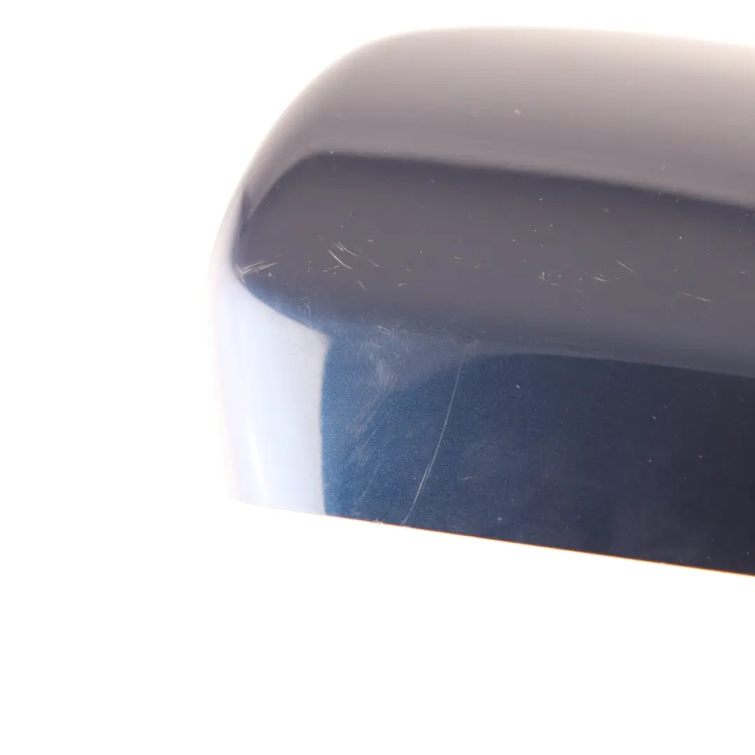 Wing Mirror Cover BMW E60 E61 Right O/S Cap Casing Tiefseeblau Deep Sea Blue A76 to with Part number 0300239 Wing Mirror Cover BMW E60 E61 Right O/S Cap Casing Tiefseeblau Deep Sea Blue A76 - SKU 0300239-DSB - Part number 0300239
