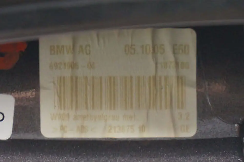 BMW 5 SERIES E60 Empty Housing For Roof Antenna Shark Fin Cover Amethystgrau - SKU 0301273-AG - Part number 301273