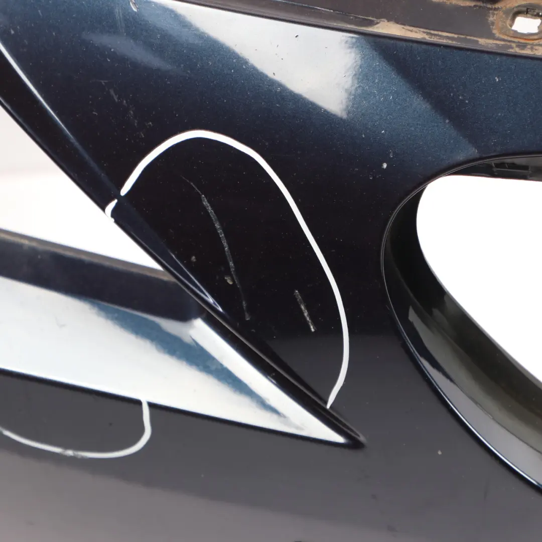BMW E63 E64 Front Bumper Trim Panel Covering Blue Onyx Metallic - S11 - SKU 0301604-BLO - Part number 0301604