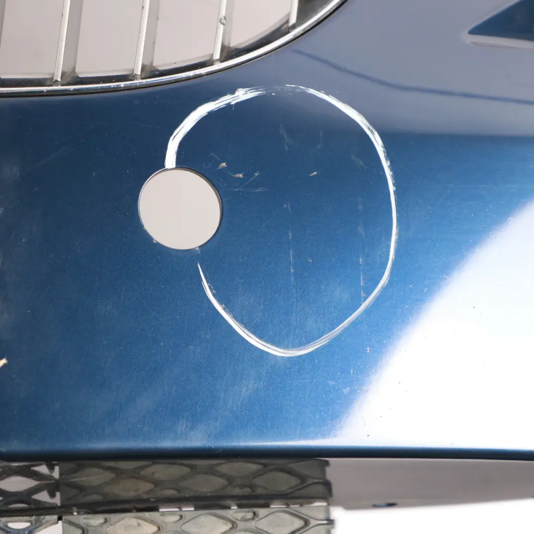 BMW E63 E64 Front Bumper Trim Panel Covering Mystic Blue Metallic - A07 - SKU 0301604-MYS - Part number 0301604