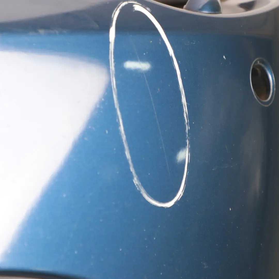 BMW E63 E64 Front Bumper Trim Panel Covering Mystic Blue Metallic - A07 - SKU 0301604-MYS - Part number 0301604