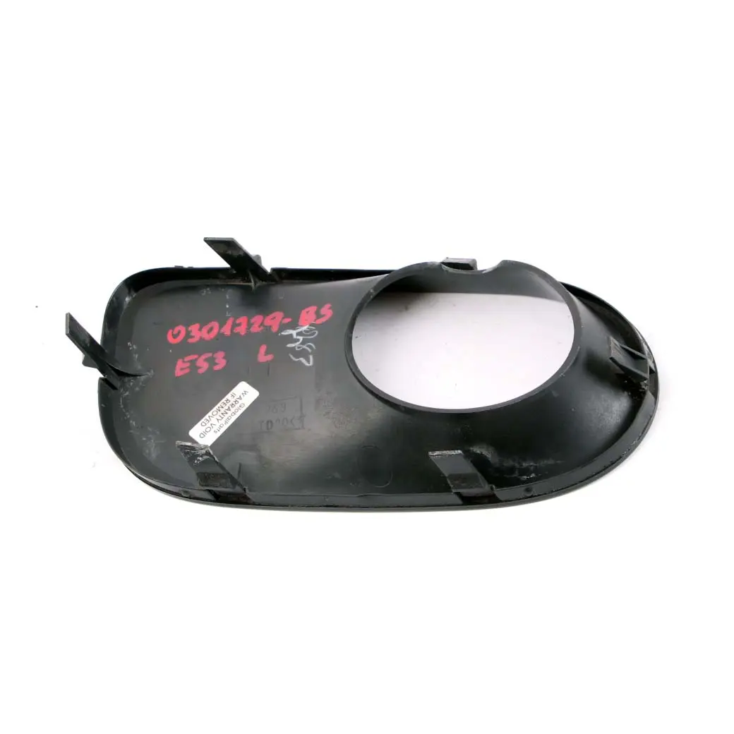 BMW X5 E53 Front Left N/S Bumper Cover Fog Lamp Trim Black Sapphire Metallic 475 - SKU 0301729-BS - Part number 0301729