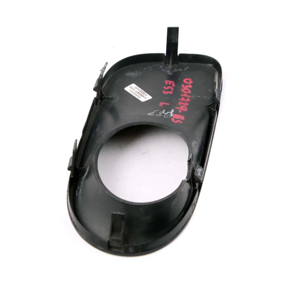 BMW X5 E53 Front Left N/S Bumper Cover Fog Lamp Trim Black Sapphire Metallic 475 - SKU 0301729-BS - Part number 0301729