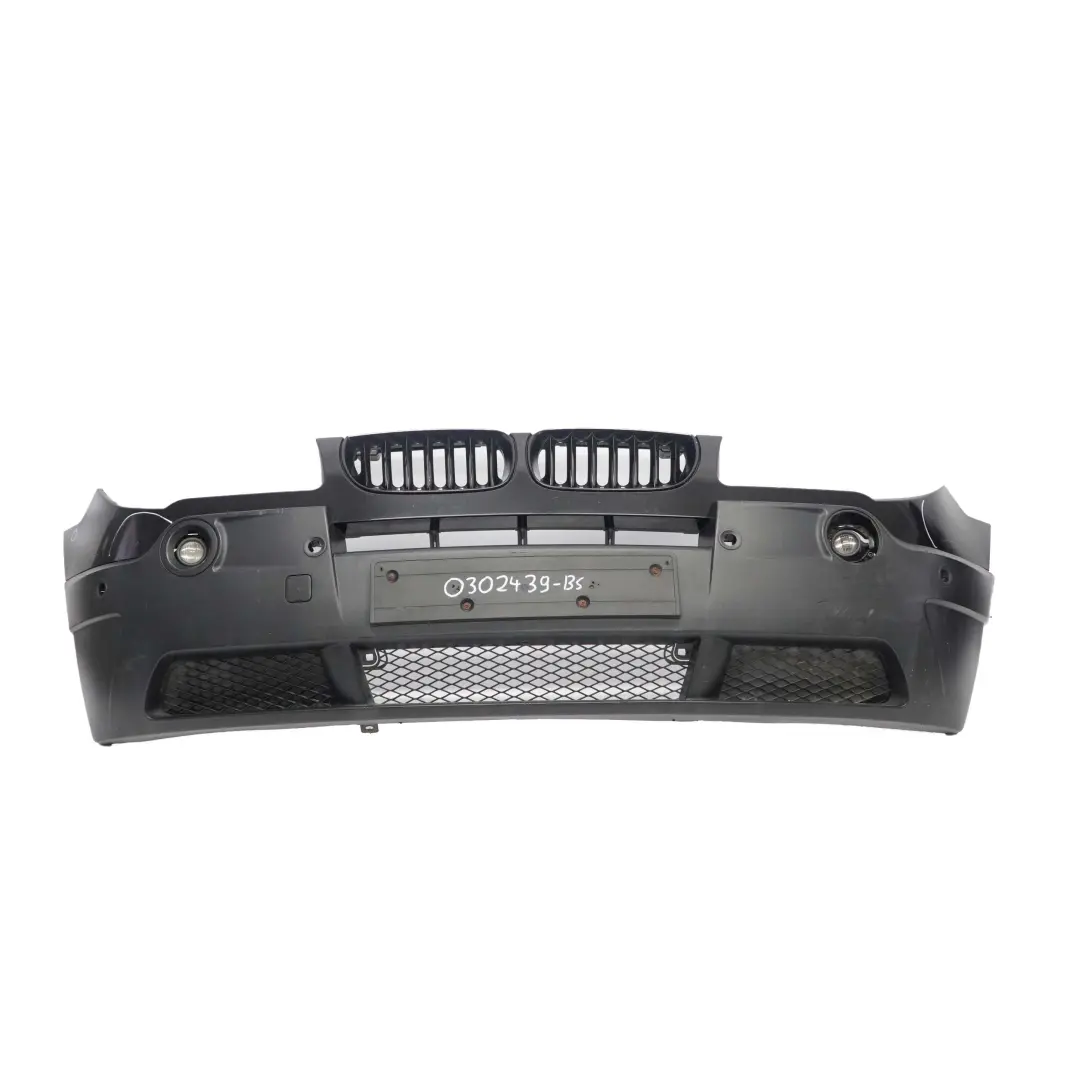 Complete Front Bumper Cover PDC Black Sapphire Metallic - 475 to BMW X3 E83 with Part number 0302439 BMW X3 E83 Complete Front Bumper Cover PDC Black Sapphire Metallic - 475 - SKU 0302439-BS - Part number 0302439