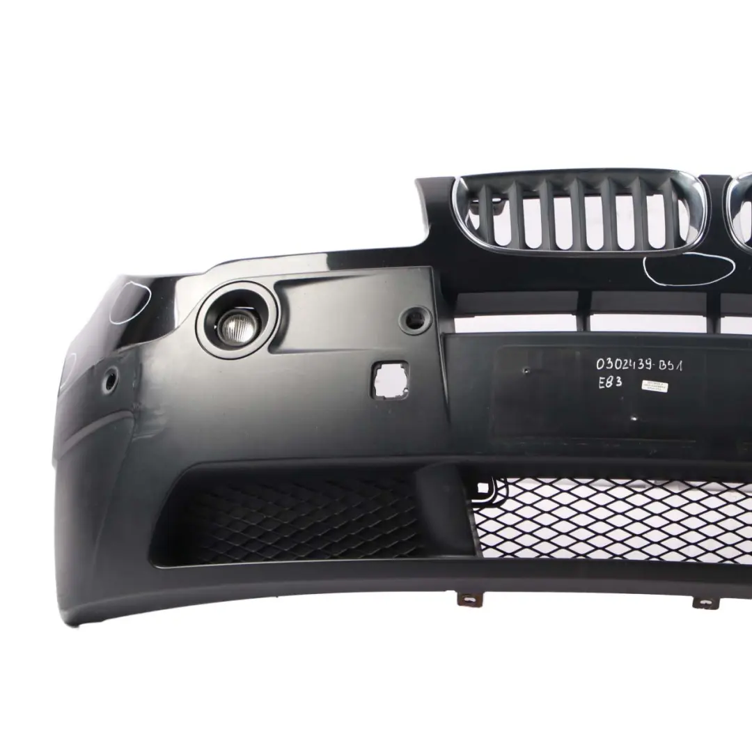 BMW X3 E83 Front Bumper Cover PDC Panel Black Sapphire Metallic - 475 - SKU 0302439-BS1 - Part number 0302439