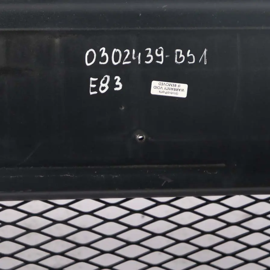 BMW X3 E83 Front Bumper Cover PDC Panel Black Sapphire Metallic - 475 - SKU 0302439-BS1 - Part number 0302439