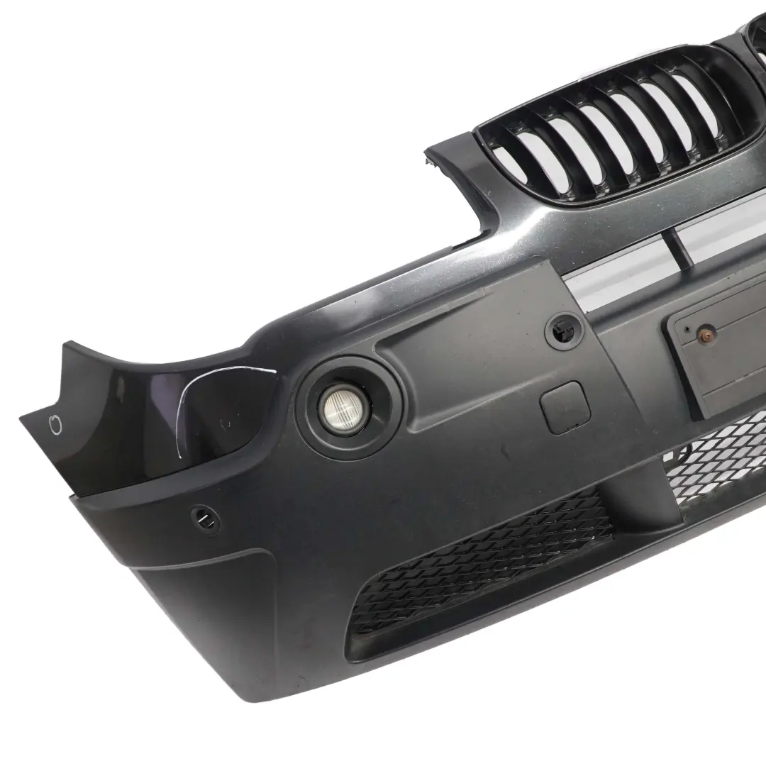 BMW X3 E83 Complete Front Bumper Cover PDC Black Sapphire Metallic - 475 - SKU 0302439-BS - Part number 0302439