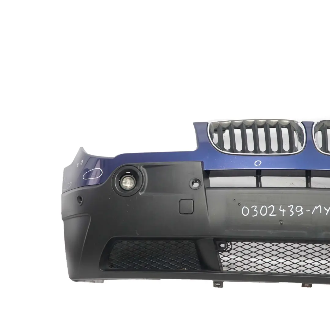 Stossfänger Vorn PDC Mysticblau Blau Metallic - A07 für BMW X3 E83 mit Teilenummer 0302439 BMW X3 E83 Stossfänger Vorn PDC Mysticblau Blau Metallic - A07 - SKU 0302439-MYS - Teilenummer 0302439