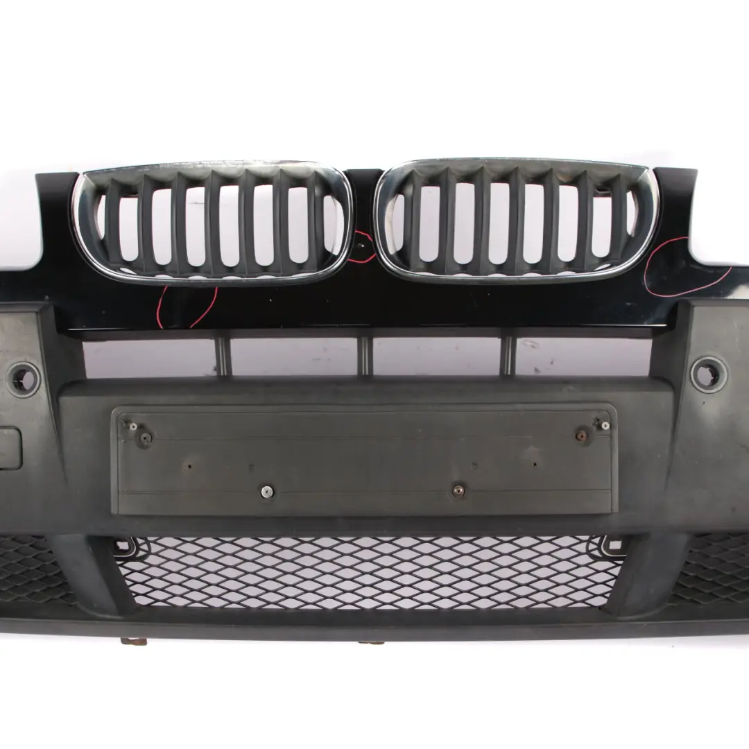 BMW X3 E83 Front Bumper Cover PDC Panel Schwarz 2 Black - 668 - SKU 0302439-SCH - Part number 0302439