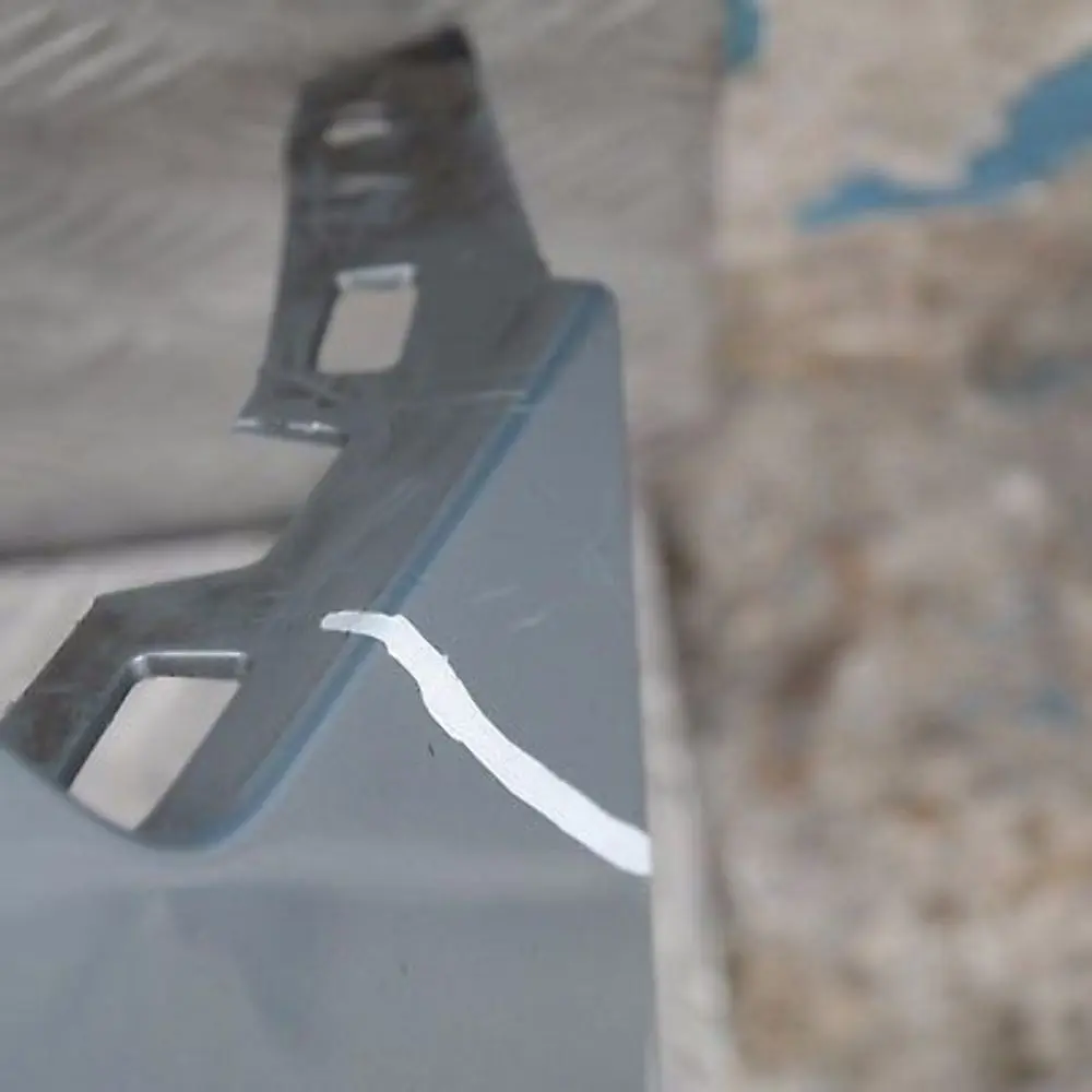 BMW X3 SERIES E83 Complete Front Bumper PDC Bluewater Blue Water Metallic 896 - SKU 0302439-WB - Part number 302439