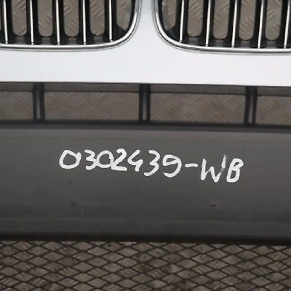 BMW X3 SERIES E83 Complete Front Bumper PDC Bluewater Blue Water Metallic 896 - SKU 0302439-WB - Part number 302439
