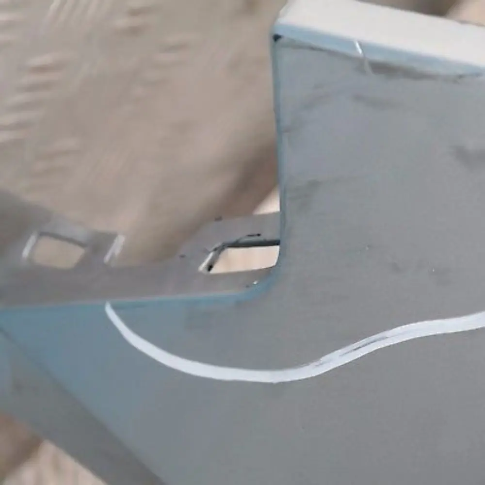 Complete Front Bumper PDC Bluewater Blue Water Metallic 896 to BMW X3 SERIES E83 with Part number 302439 BMW X3 SERIES E83 Complete Front Bumper PDC Bluewater Blue Water Metallic 896 - SKU 0302439-WB - Part number 302439