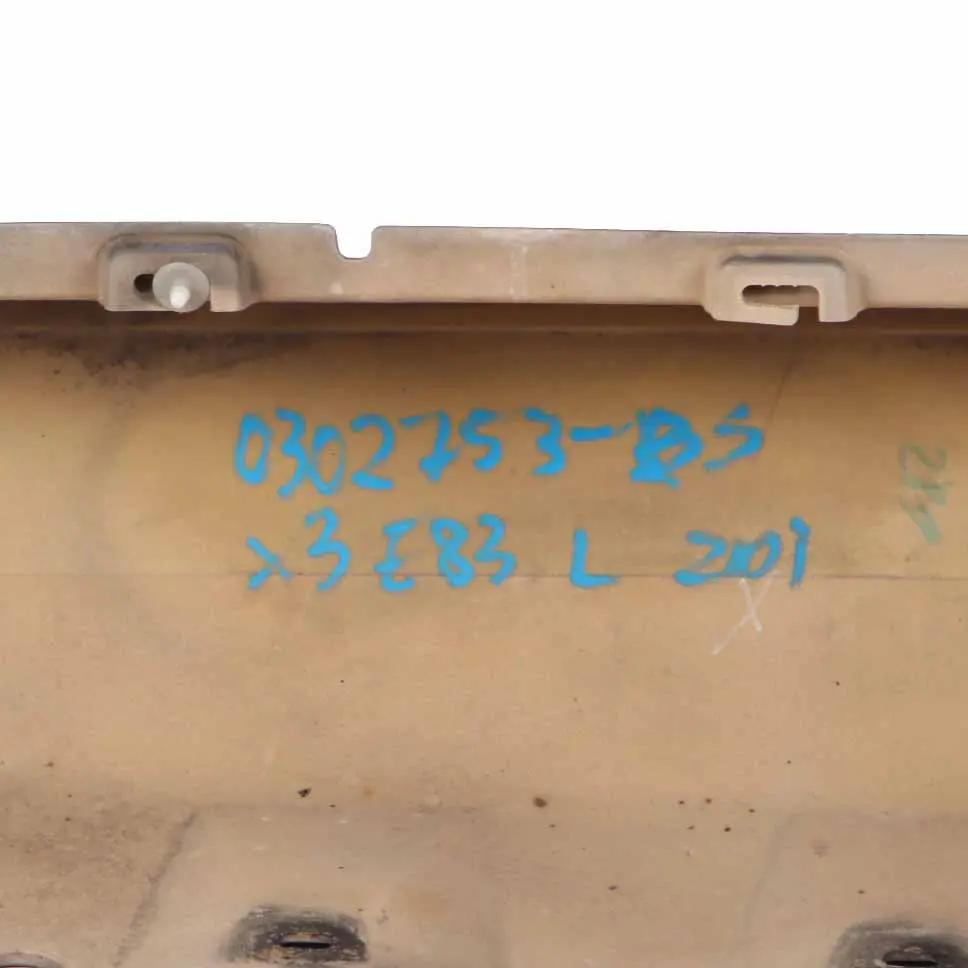 Side Skirt Aerokit Door Sill Cover Left N/S Black Sapphire - 475 to BMW X3 E83 with Part number 0302753 BMW X3 E83 Side Skirt Aerokit Door Sill Cover Left N/S Black Sapphire - 475 - SKU 0302753-BS - Part number 0302753