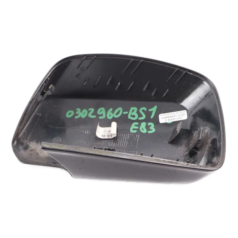 BMW X3 E83 Copri specchietto destro Involucro Nero Zaffiro Metallizzato 475 - SKU 0302960-BS1 - Numero di parte 0302960