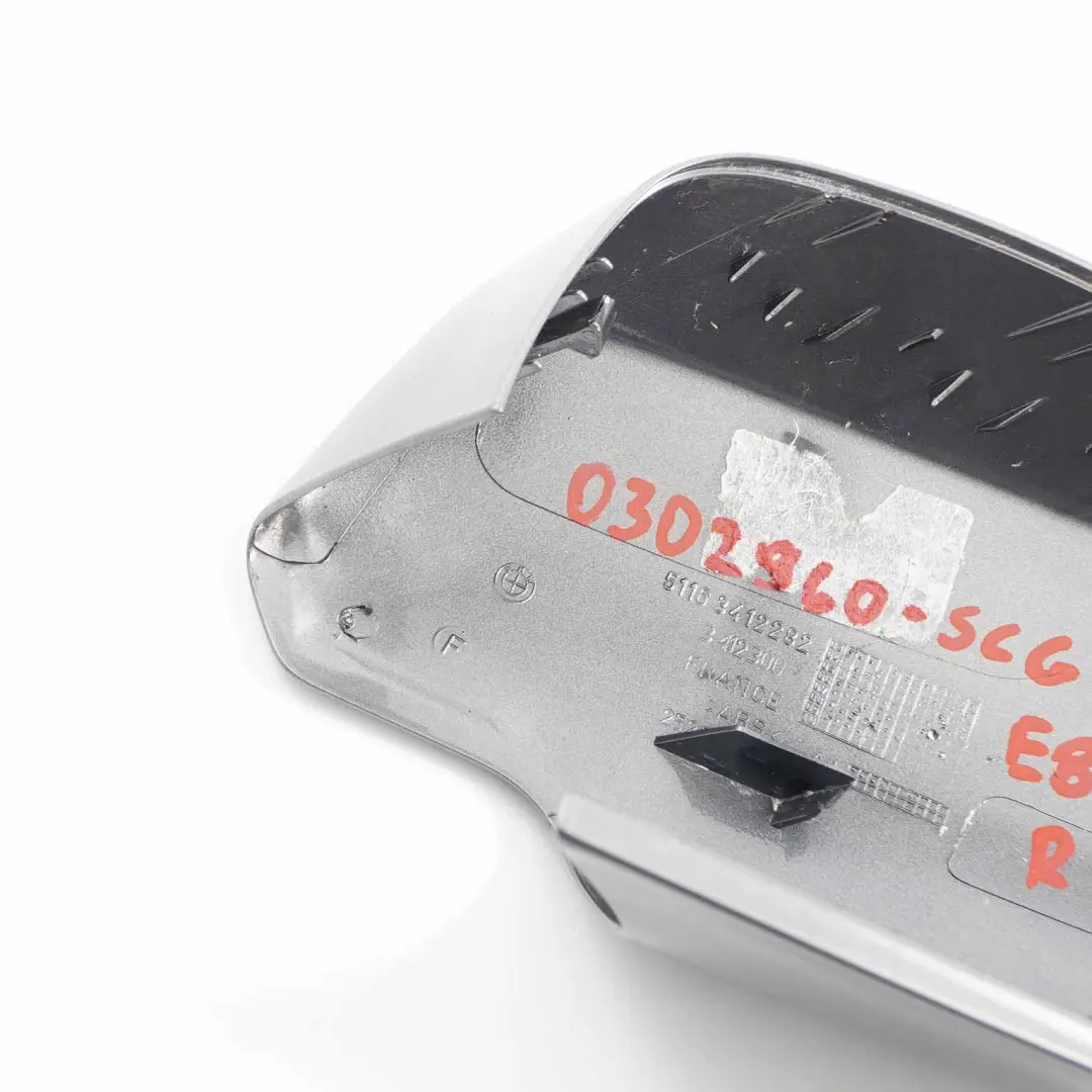  Tapa Espejo BMW X3 E83 Ala Derecha Tapa Carcasa Spacegrau Gris - A52 - SKU 0302960-SCG - Número de pieza 0302960