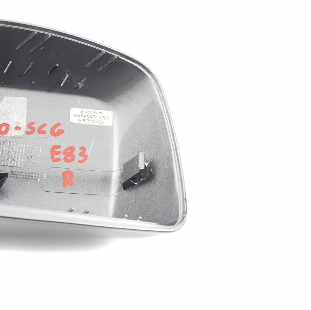  Cache rétroviseur BMW X3 E83 Aile Droite Capuchon Spacegrau Gris - A52 - SKU 0302960-SCG - Numéro de pièce 0302960