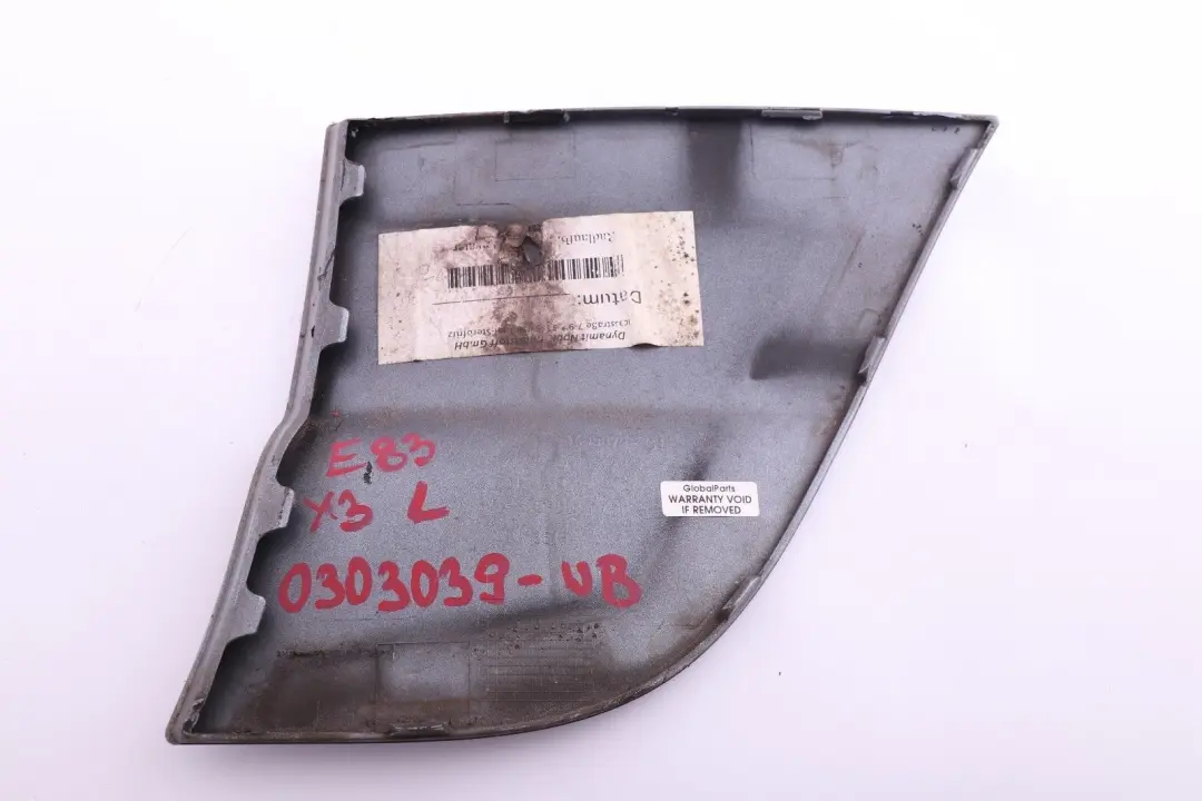 Frente Izquierda Cubierta Del Panel Lateral Azul 3405079 para BMW X3 E83 con número de pieza 0303039 BMW X3 E83 Frente Izquierda Cubierta Del Panel Lateral Azul 3405079 - SKU 0303039-WB - Número de pieza 0303039