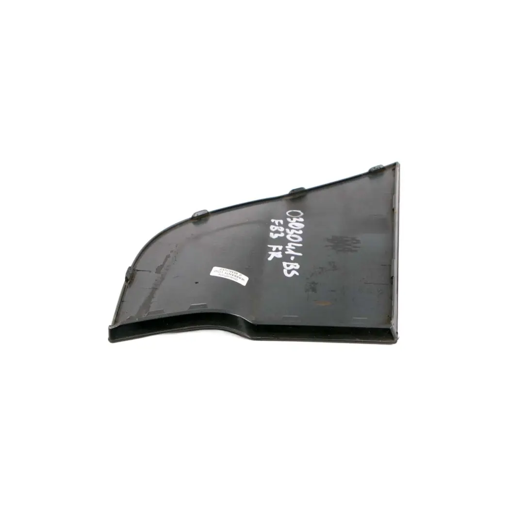 Front Right O/S Side Panel Trim Cover Black Sapphire Metallic 475 to BMW X3 E83 with Part number 0303041 BMW X3 E83 Front Right O/S Side Panel Trim Cover Black Sapphire Metallic 475 - SKU 0303041-BS - Part number 0303041