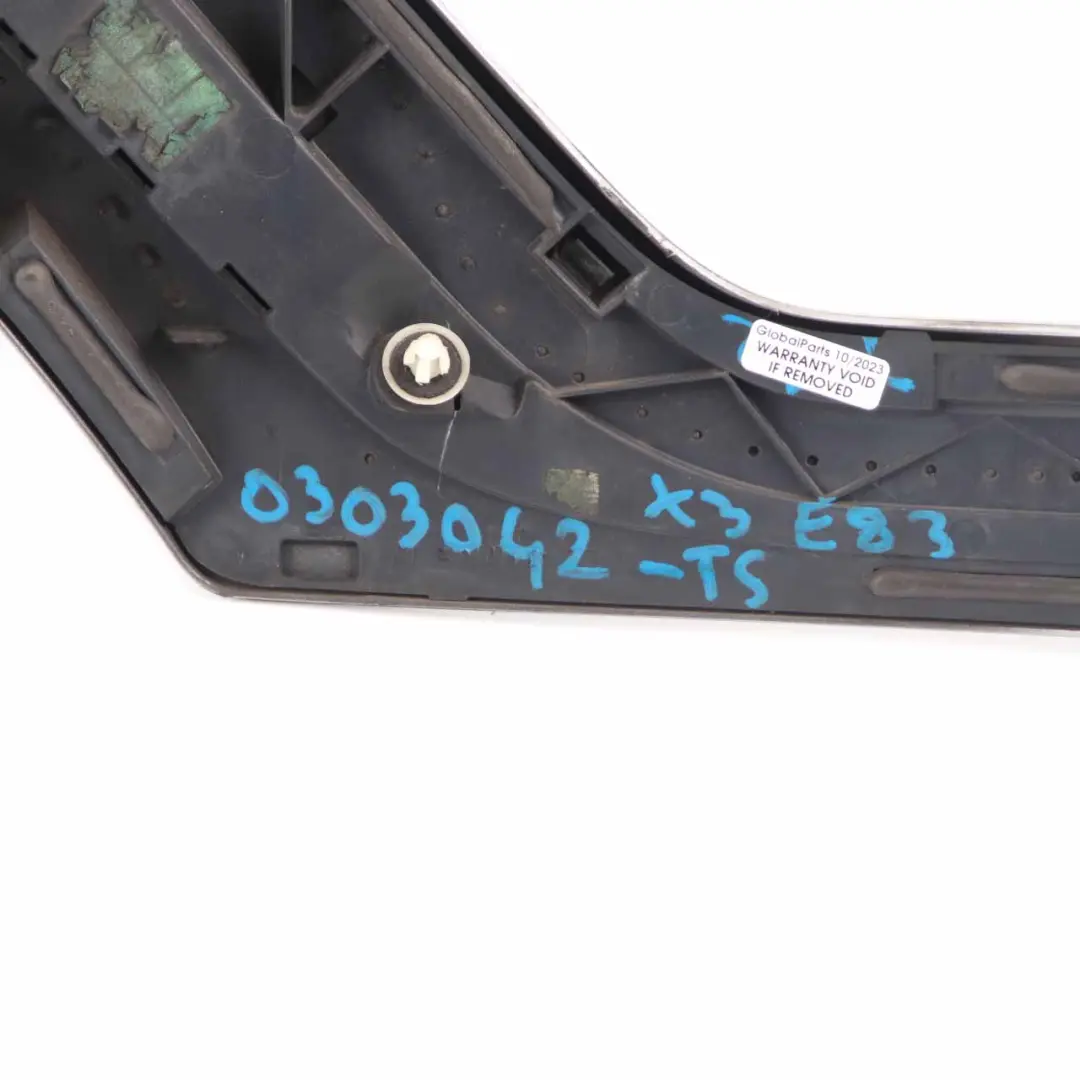 BMW X3 er E83 Blende Heckklappe Titansilber Silber Metallic 354 0 - SKU 0303042-TS - Teilenummer 303042