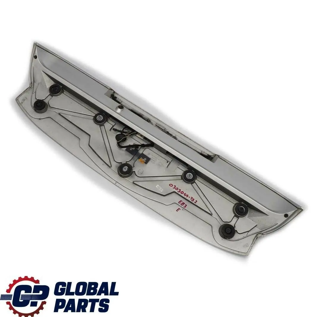 BMW X3 E83 Spoiler Aileron Hayon Argent Titane Titan Argent Metallise 354 - SKU 0303044-TS2 - Numéro de pièce 0303044