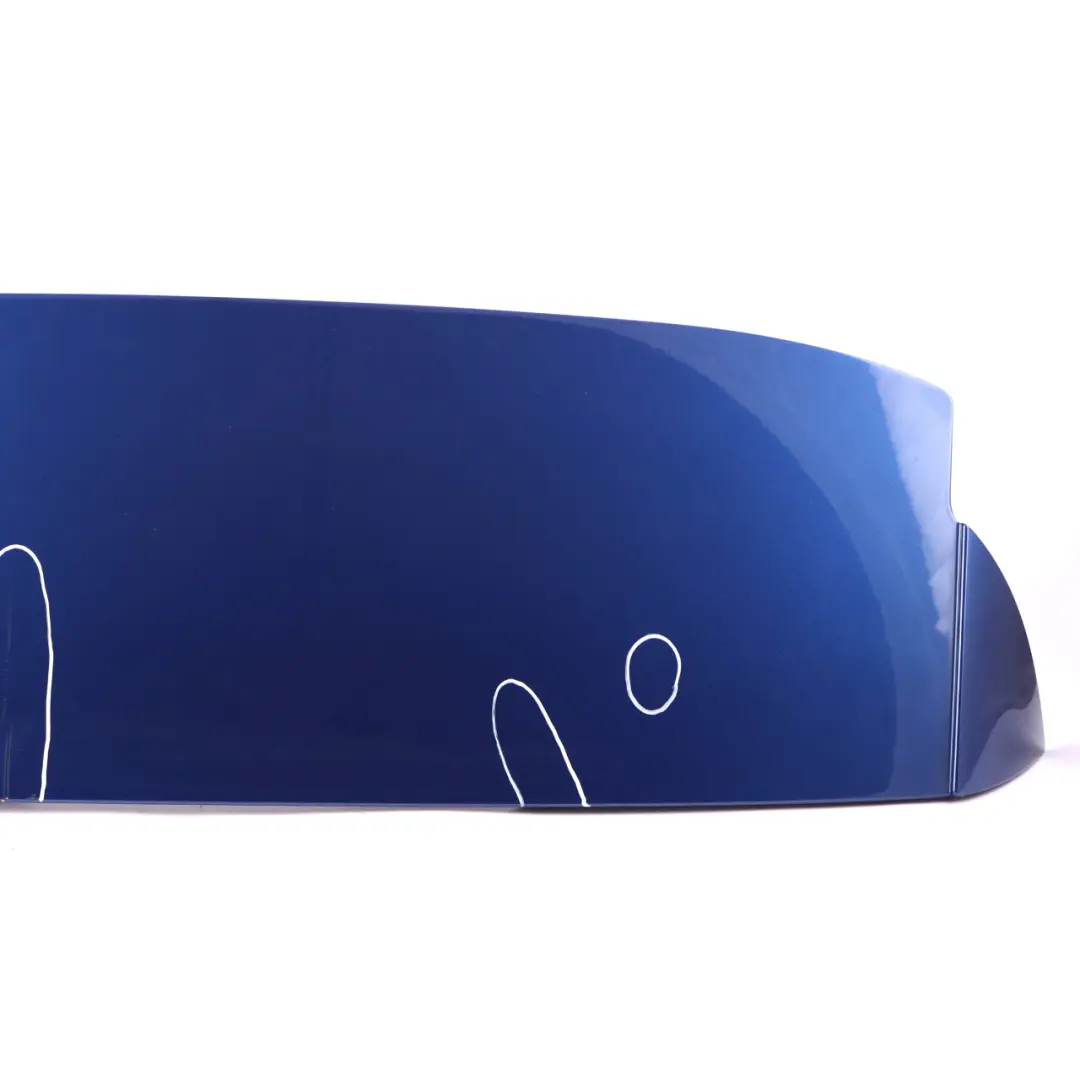 BMW X3 E83 Rear Spoiler Upper Trunk Lid Roof Montegoblau Montego Blue - A51 - SKU 0303044-MTB - Part number 0303044